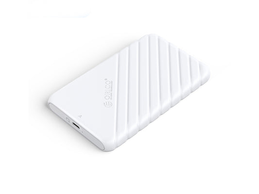 Zunanje ohišje za 2,5'' HDD/SSD, USB-C 3.1 UASP v SATA3, tool-free, belo, ORICO 25PW1C-C3