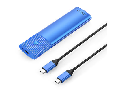 Zunanje ohišje za M.2 NVMe 2230-2280 v USB 3.2 Gen2 Type-C, aluminij, modro, ORICO PWM2-G2