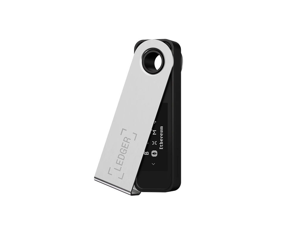 Ledger Nano S Plus, denarnica za Bitcoin in druge kriptovalute, črna