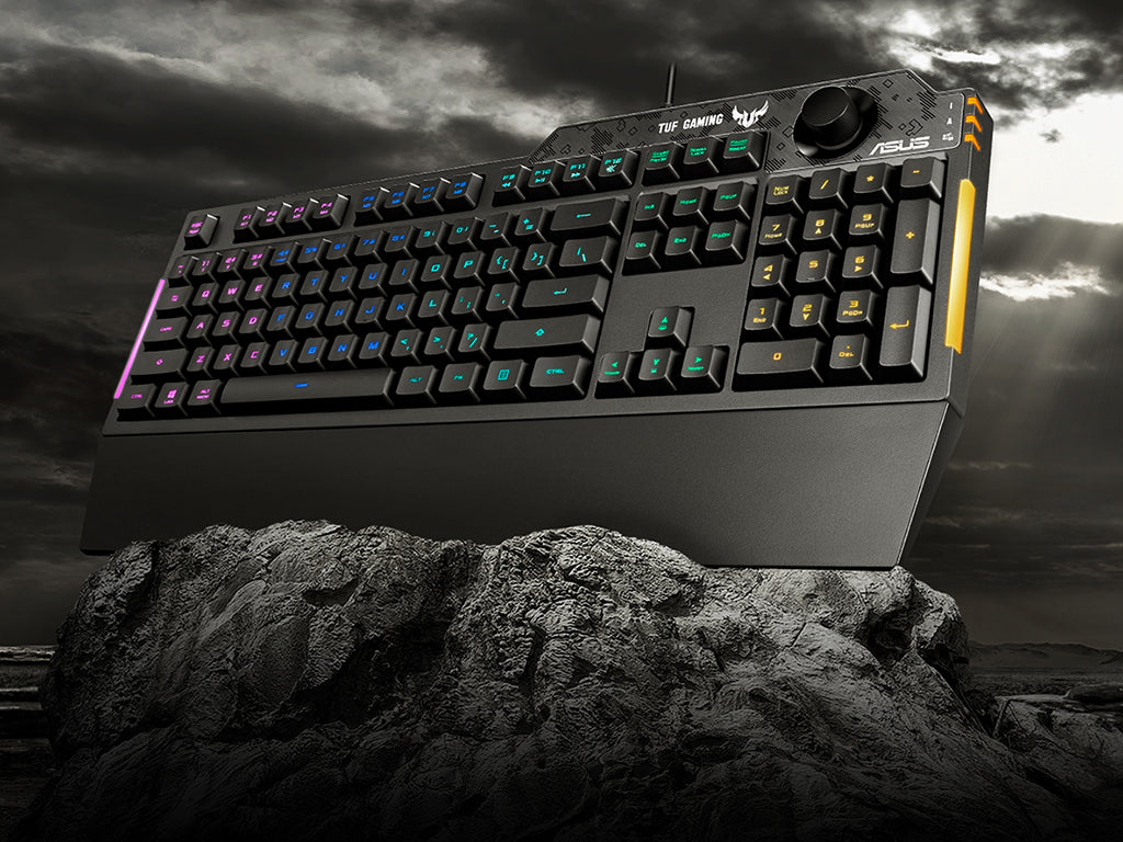 Tipkovnica ASUS TUF Gaming K1, RGB, USB, US SLO g.