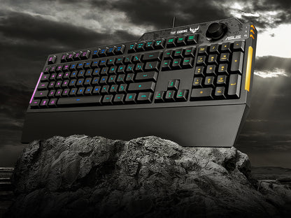 Tipkovnica ASUS TUF Gaming K1, RGB, USB, US SLO g.