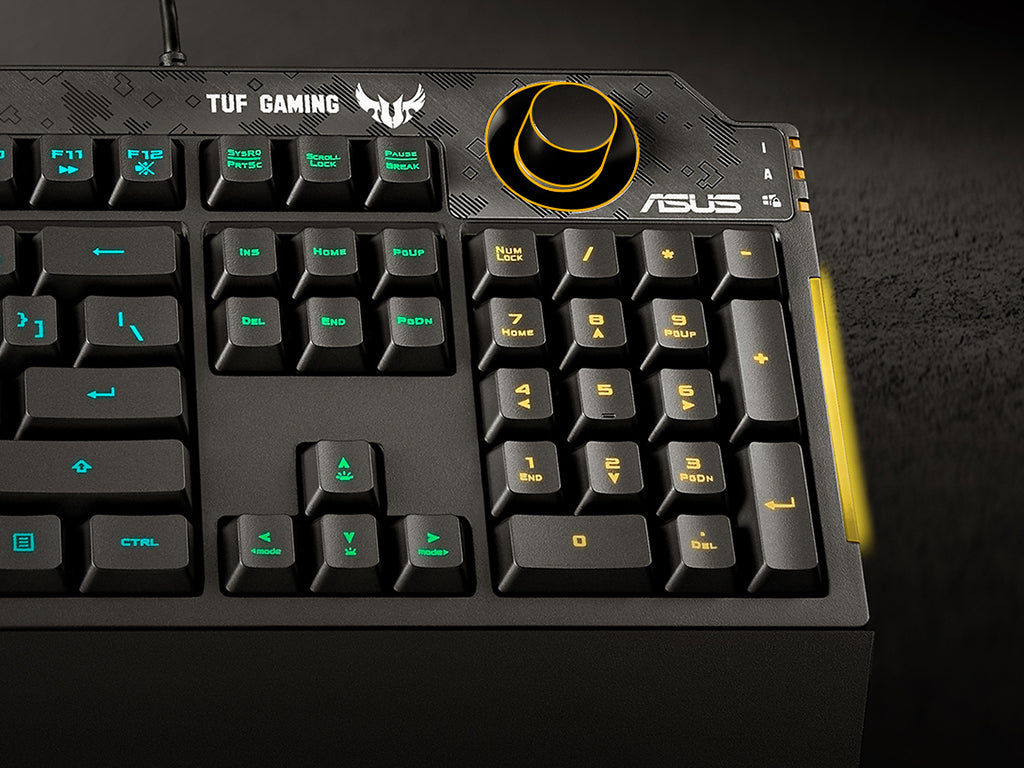 Tipkovnica ASUS TUF Gaming K1, RGB, USB, US SLO g.