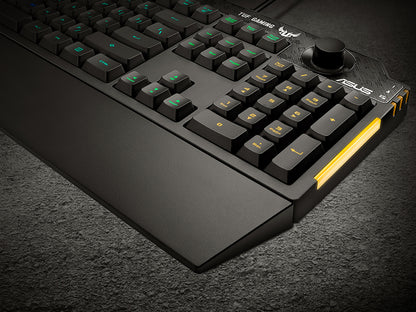 Tipkovnica ASUS TUF Gaming K1, RGB, USB, US SLO g.