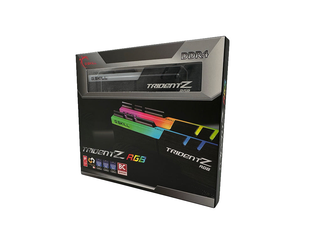 RAM DDR4 16GB Kit (2x 8GB) PC4-28800 3600MT/s CL18 1.35V, G.SKILL Trident Z RGB