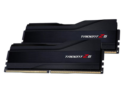 RAM DDR5 32GB Kit (2x 16GB) PC5-51200 6400MT/s CL32 1.40V, G.SKILL Trident Z5, Intel XMP
