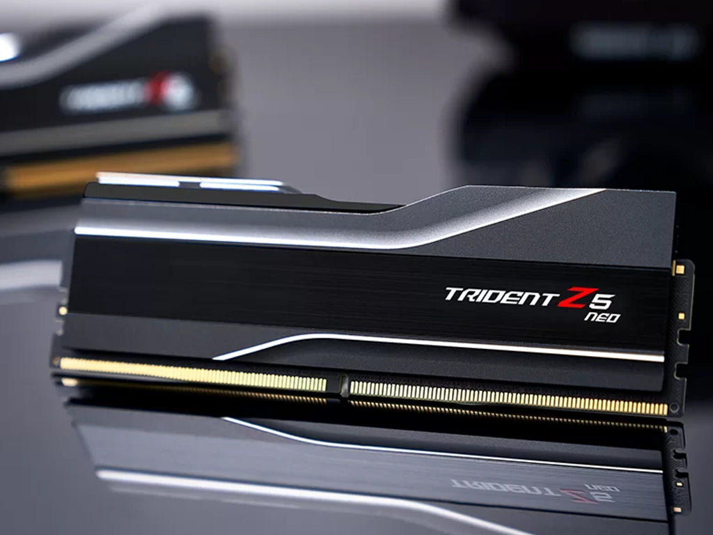 RAM DDR5 64GB Kit (2x32GB) 6000MT/s CL30 1.40V, G.SKILL Trident Z5 Neo AMD EXPO, Intel XMP