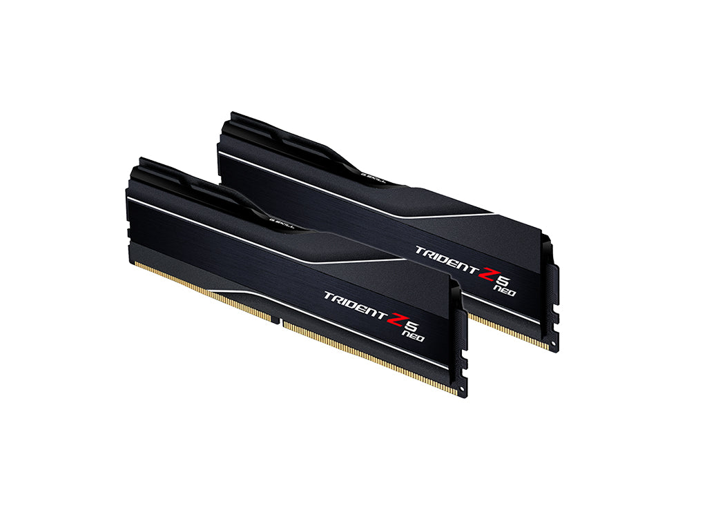 RAM DDR5 64GB Kit (2x32GB) 6000MT/s CL30 1.40V, G.SKILL Trident Z5 Neo AMD EXPO, Intel XMP
