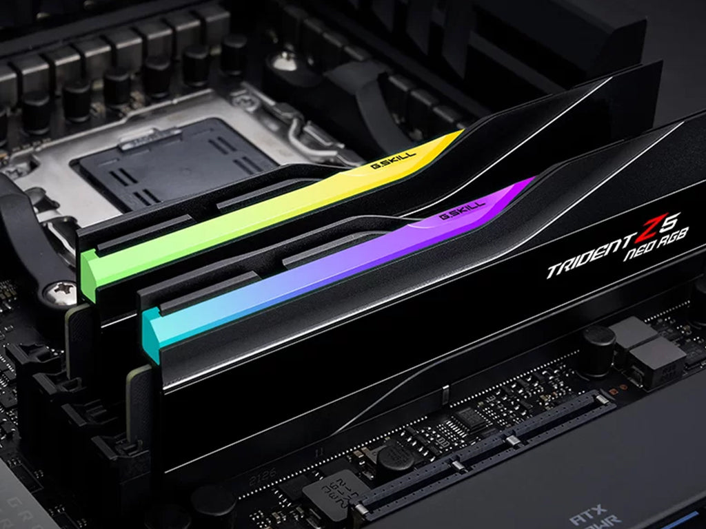 RAM DDR5 32GB Kit (2x16GB) PC5-48000 6000MT/s CL36 1.35V, G.SKILL Trident Z5 RGB Neo AMD EXPO