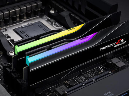 RAM DDR5 32GB Kit (2x16GB) PC5-48000 6000MT/s CL36 1.35V, G.SKILL Trident Z5 RGB Neo AMD EXPO