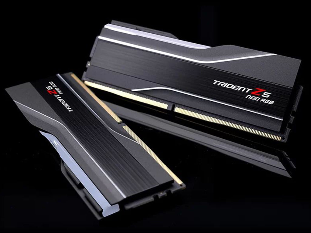 RAM DDR5 32GB Kit (2x 16GB) 6400MT/s CL32 1.40V, G.SKILL Trident Z5 Neo RGB AMD EXPO
