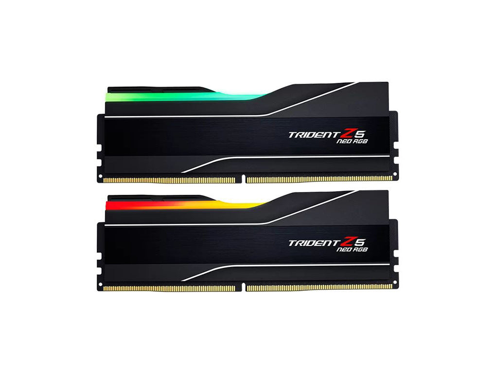RAM DDR5 32GB Kit (2x 16GB) 6400MT/s CL32 1.40V, G.SKILL Trident Z5 Neo RGB AMD EXPO
