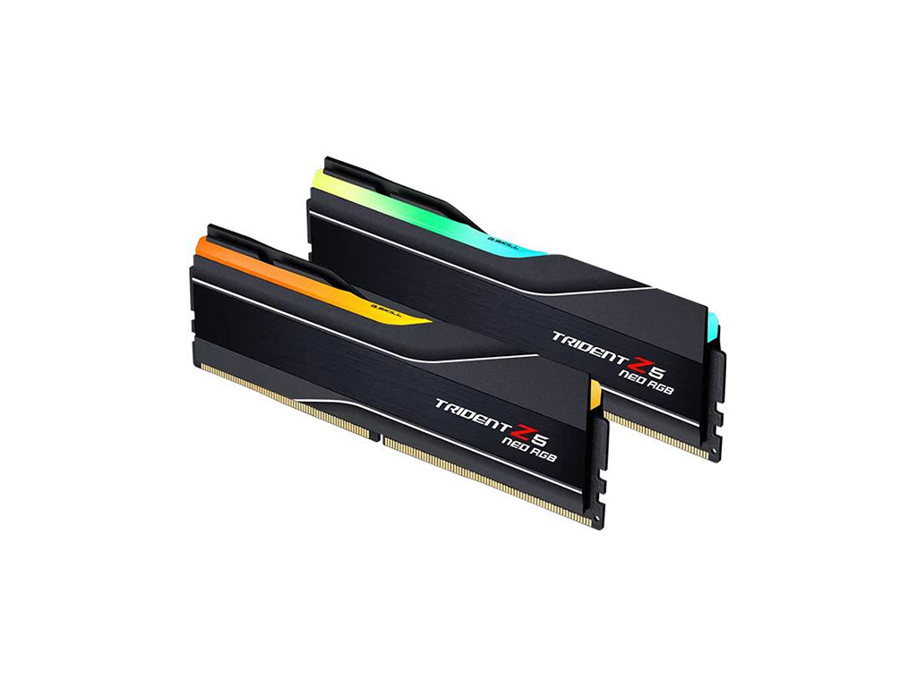 RAM DDR5 32GB Kit (2x 16GB) 6400MT/s CL32 1.40V, G.SKILL Trident Z5 Neo RGB AMD EXPO