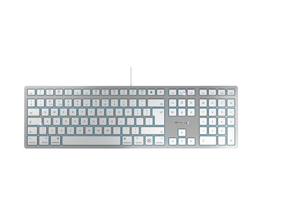Tipkovnica Cherry KC 6000C Slim for Mac, srebrna, USB-C, UK-SLO g.