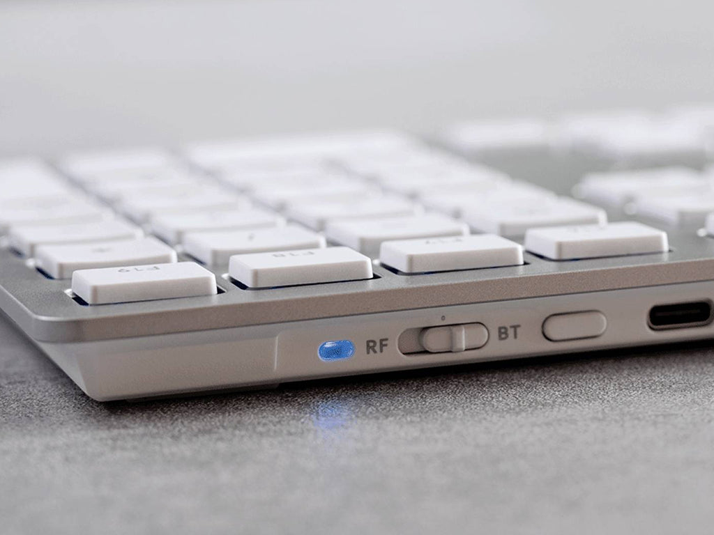 Tipkovnica Cherry KW 9100 Slim for Mac, srebrna, USB-C, UK-SLO g.