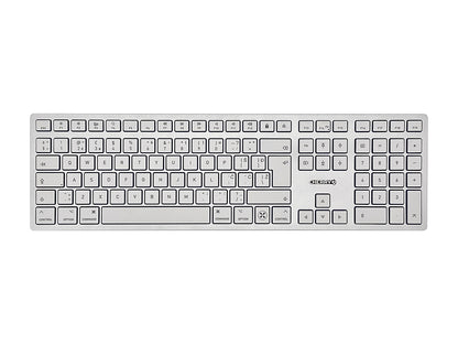 Tipkovnica Cherry KW 9100 Slim for Mac, srebrna, USB-C, UK-SLO g.