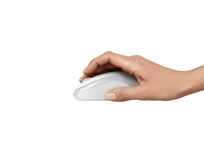 Miška Logitech M240 Silent Bluetooth, bela