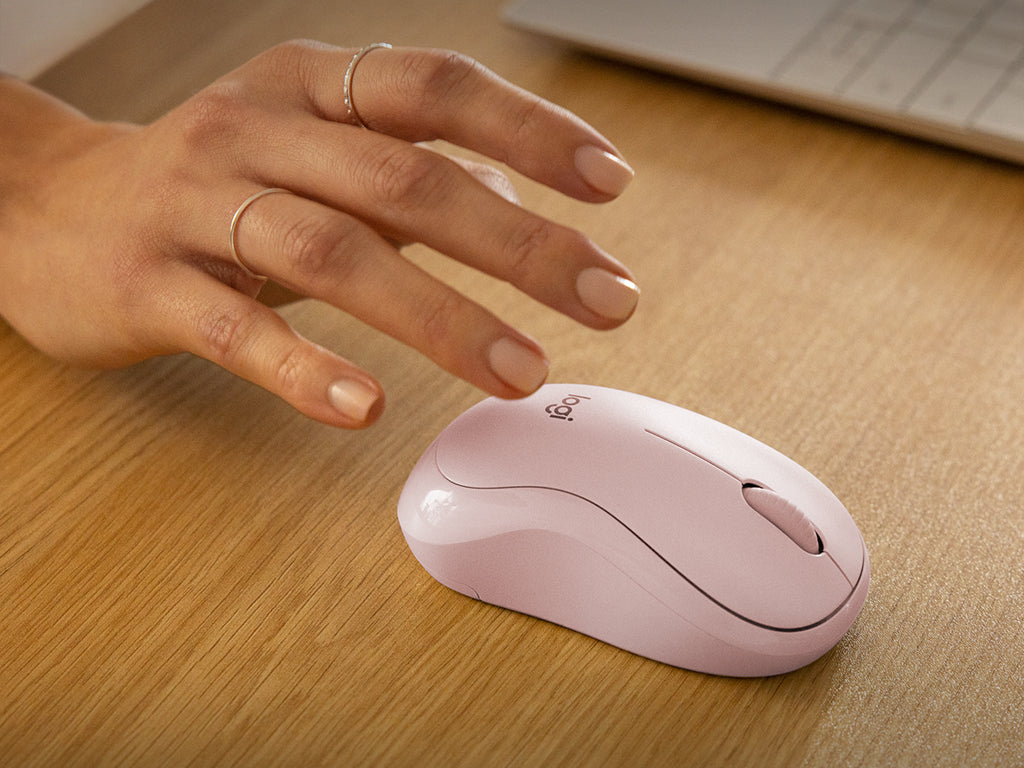 Miška Logitech M240 Silent Bluetooth, roza