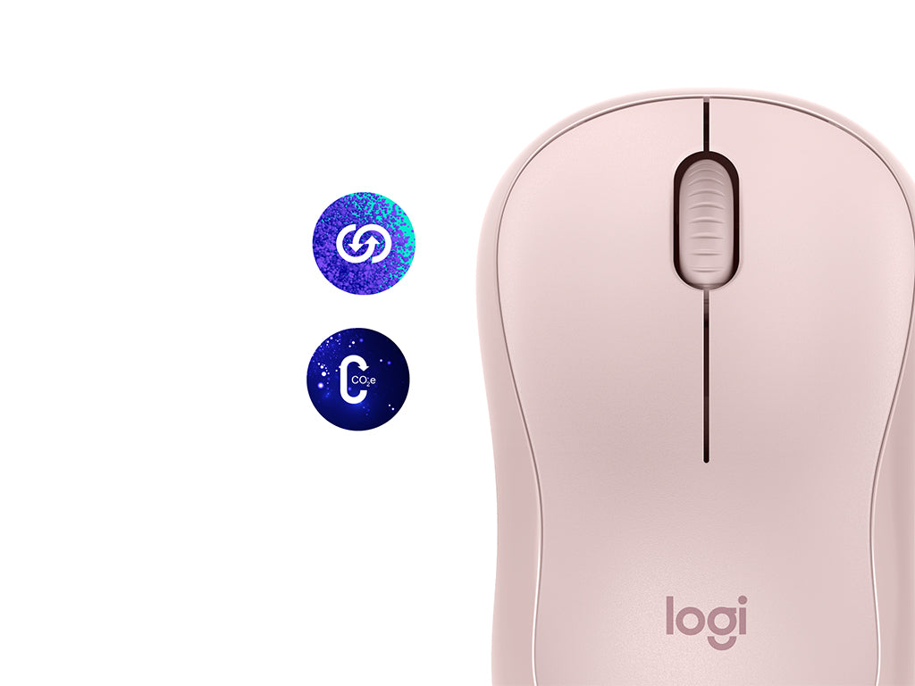 Miška Logitech M240 Silent Bluetooth, roza