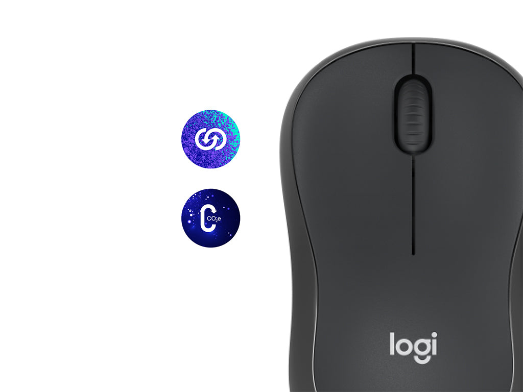 Miška Logitech M240 Silent Bluetooth, grafitna