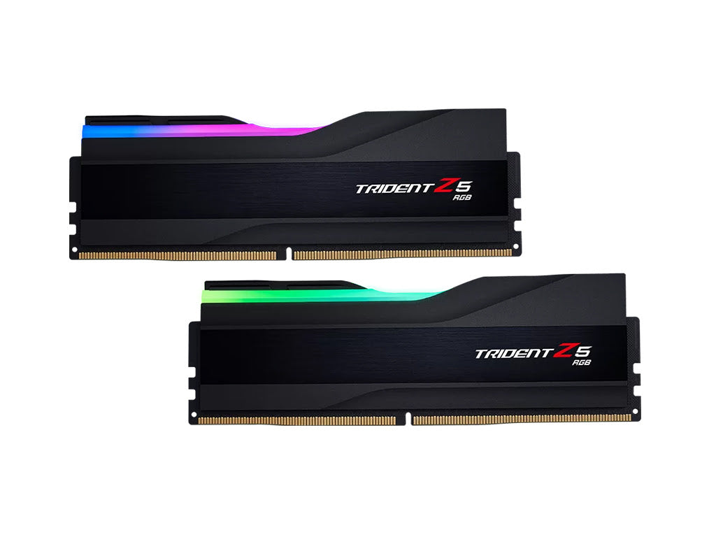 RAM DDR5 64GB Kit (2x32GB) PC5-51200 6400MT/s CL32 1.40V, G.SKILL Trident Z5 RGB, Intel XMP