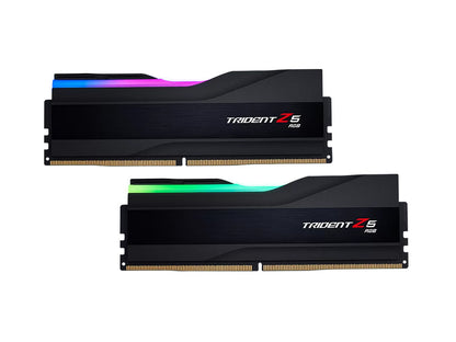 RAM DDR5 64GB Kit (2x32GB) PC5-51200 6400MT/s CL32 1.40V, G.SKILL Trident Z5 RGB, Intel XMP