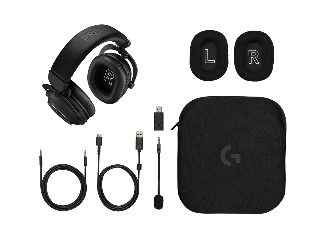Slušalke Logitech G PRO X 2 LIGHTSPEED Wireless Gaming, črne