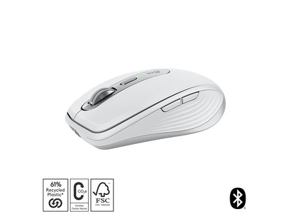 Miška Logitech MX Anywhere 3S, Bluetooth, DarkField laser, siva