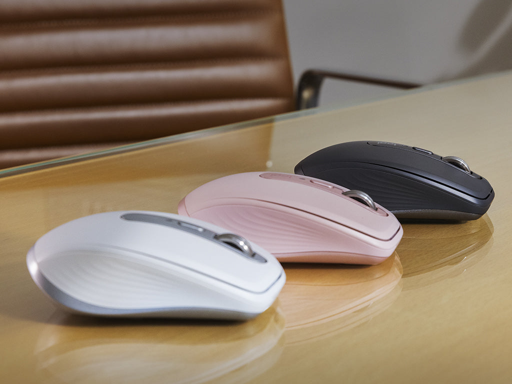 Miška Logitech MX Anywhere 3S, Bluetooth, DarkField laser, roza