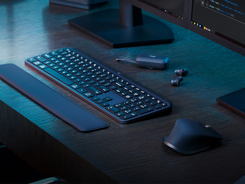 Tipkovnica Logitech MX Keys S, grafitna, SLO