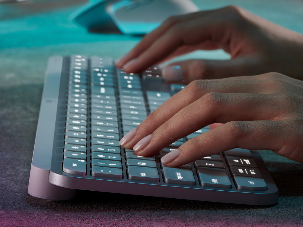 Tipkovnica Logitech MX Keys S, siva, SLO g.
