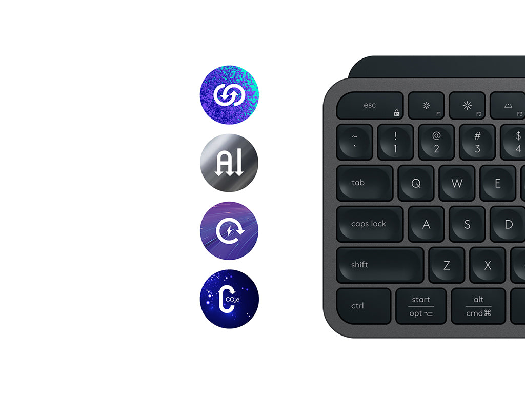 Tipkovnica Logitech MX Keys S PLUS, grafitna, SLO g.