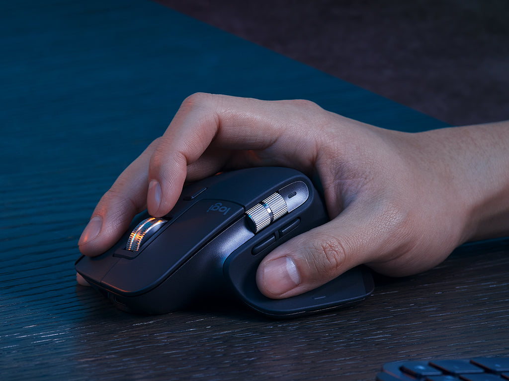 Tipkovnica in miška Logitech MX Keys S COMBO, grafitna, SLO g.