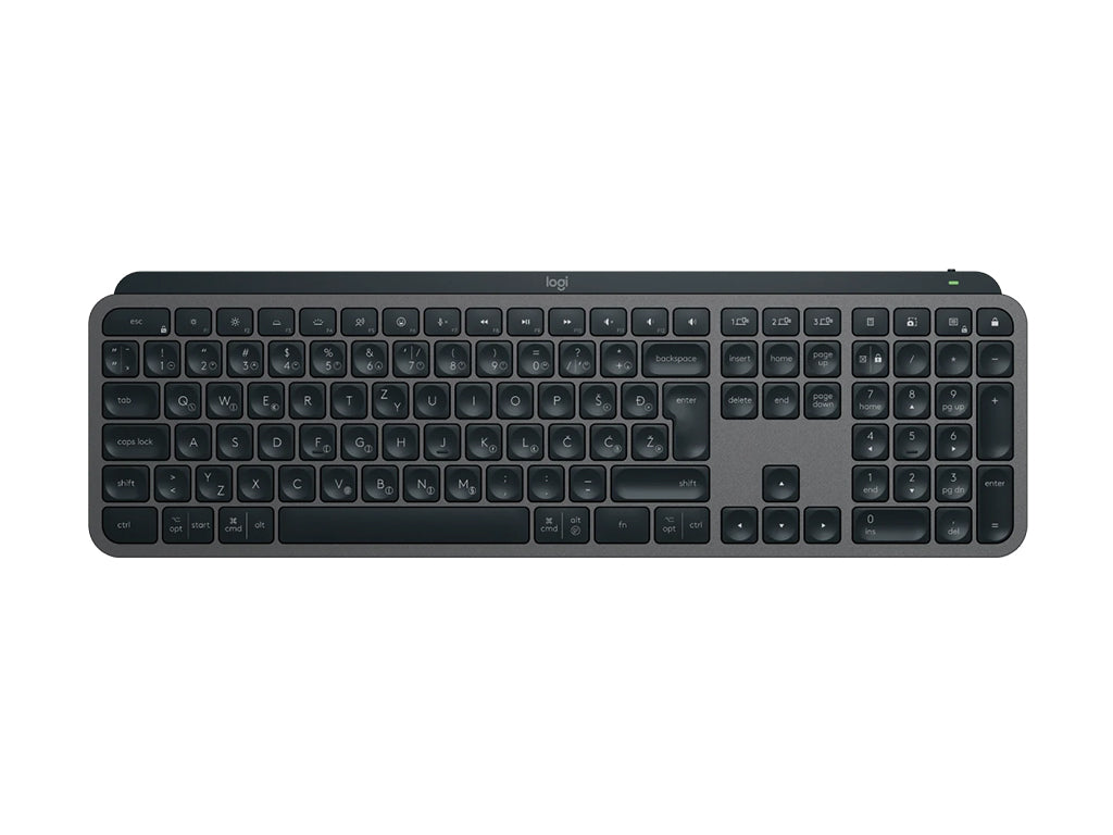 Tipkovnica Logitech MX Keys S, grafitna, SLO