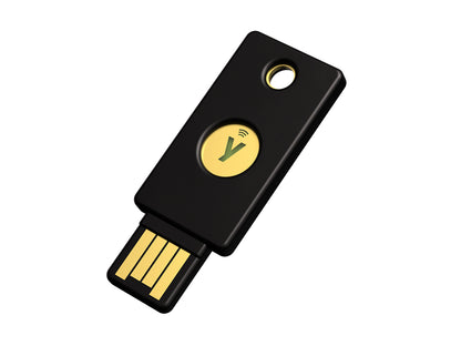 Varnostni ključ Yubico Security Key NFC, FIDO2 U2F, USB-A, črn