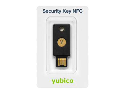 Varnostni ključ Yubico Security Key NFC, FIDO2 U2F, USB-A, črn