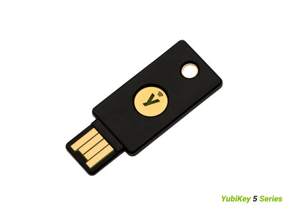 Varnostni ključ Yubico YubiKey 5 NFC, USB-A, črn