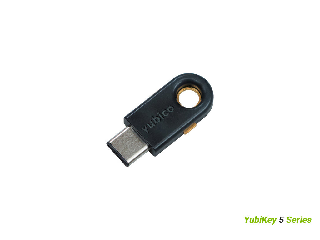 Varnostni ključ Yubico YubiKey 5C, USB-C, črn