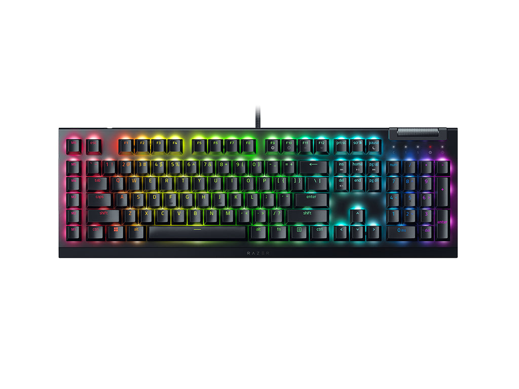 Tipkovnica Razer BlackWidow V4 X, zelena stikala, US SLO g.
