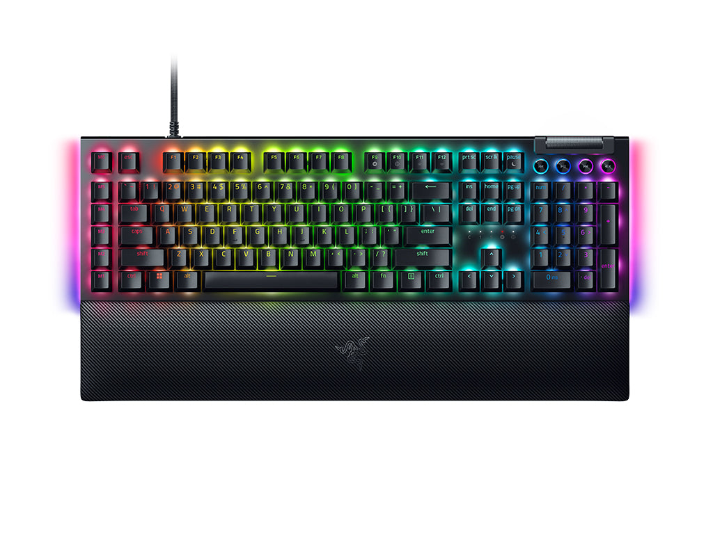 Tipkovnica Razer BlackWidow V4, rumena stikala, US SLO g.