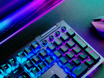 Tipkovnica Razer BlackWidow V4, rumena stikala, US SLO g.
