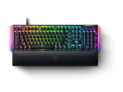 Tipkovnica Razer BlackWidow V4, rumena stikala, US SLO g.