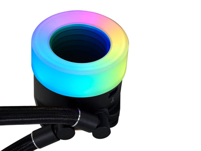 Komplet za tekočinsko hlajenje AIO Liquid Cooler Lian Li GALAHAD II Trinity 360, ARGB, črn