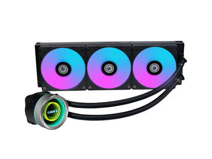 Komplet za tekočinsko hlajenje AIO Liquid Cooler Lian Li GALAHAD II Trinity 360, ARGB, črn