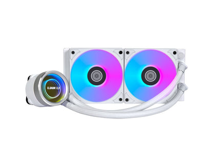 Komplet za tekočinsko hlajenje AIO Liquid Cooler Lian Li GALAHAD II Trinity 240, ARGB, bel