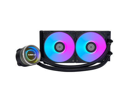 Komplet za tekočinsko hlajenje AIO Liquid Cooler Lian Li GALAHAD II Trinity 240, ARGB, črn