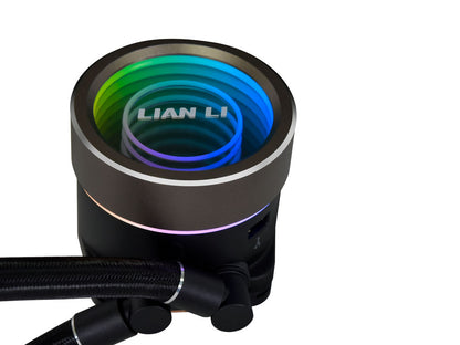 Komplet za tekočinsko hlajenje AIO Liquid Cooler Lian Li GALAHAD II Trinity 240 SL-INF, ARGB, črn