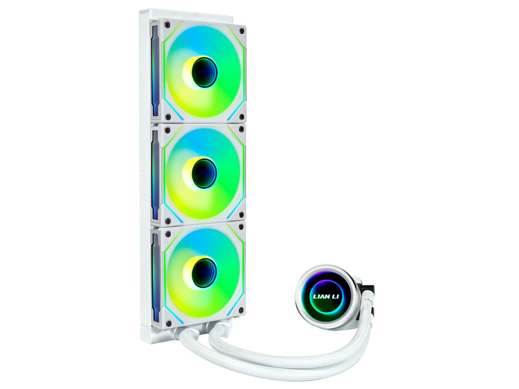 Komplet za tekočinsko hlajenje AIO Liquid Cooler Lian Li GALAHAD II Trinity 360 SL-INF, ARGB, bel