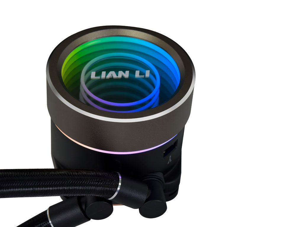 Komplet za tekočinsko hlajenje AIO Liquid Cooler Lian Li GALAHAD II Trinity 360 SL-INF, ARGB, črn