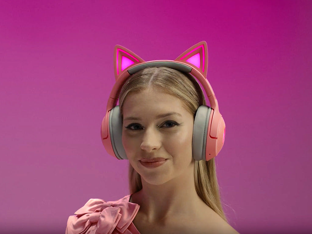 Slušalke Razer Kraken Kitty BT V2 Quartz