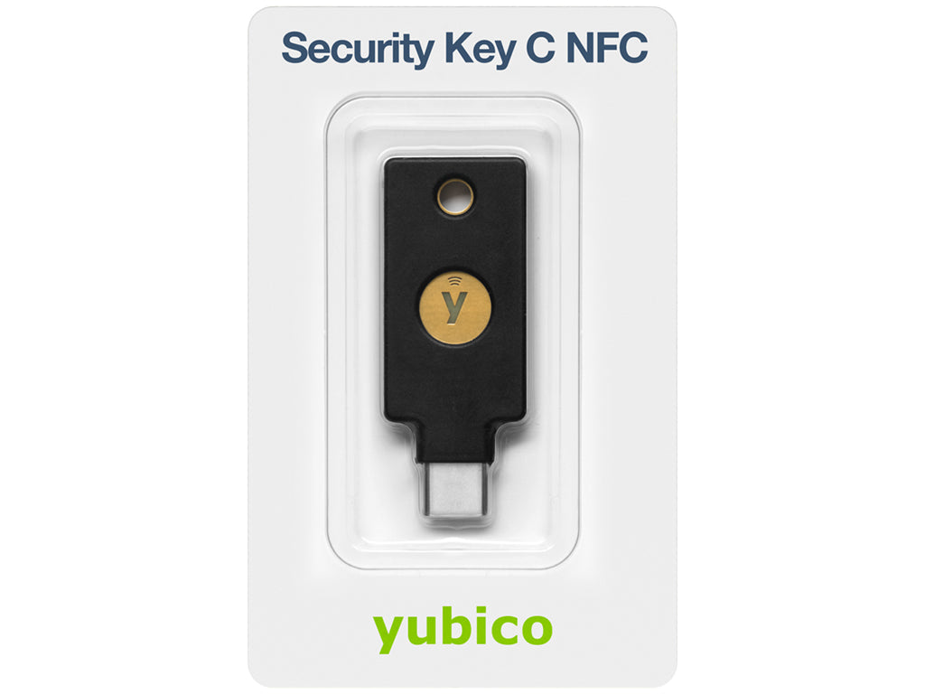 Varnostni ključ Yubico Security Key C NFC, FW 5.7, FIDO2 U2F, USB-C, črn